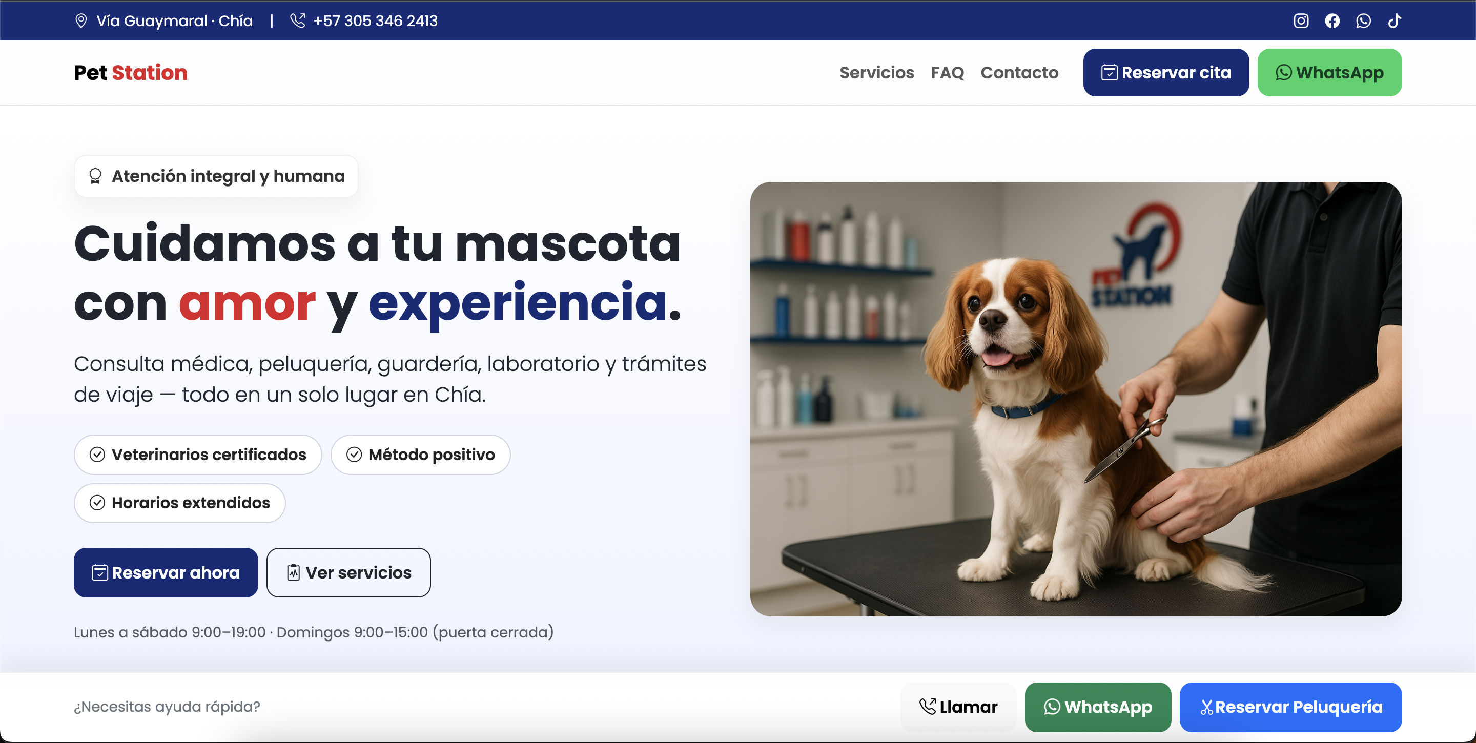 Pet Station — Vet Clinic — Grooming & Health